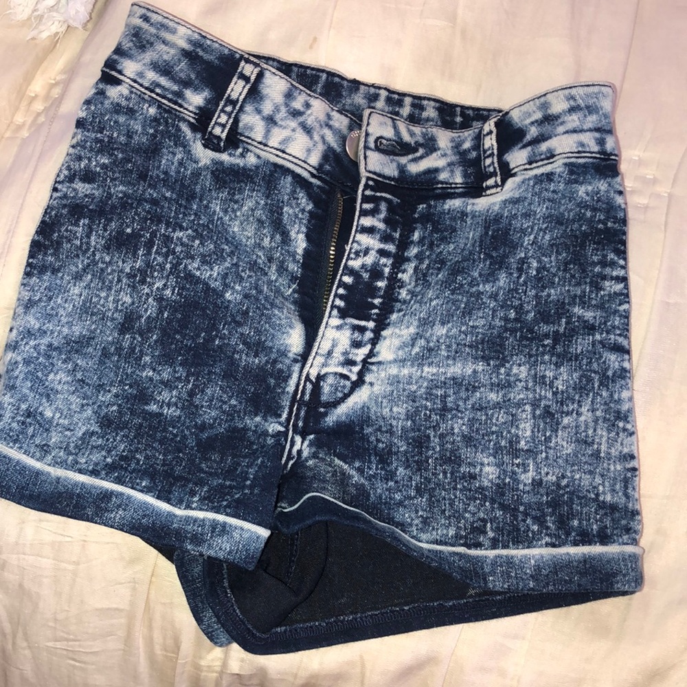 Denim shorts
